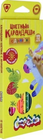 Карандаши 12цв ароматизированные трехгран дерево КТКМ12А
