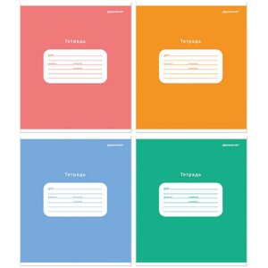 Тетрадь  12л Узкая Линия Однотонные ВД-лак ТШУЛ12-ОД