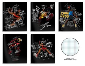 Тетрадь  48л Клетка Энергия Движения твин-лак ТОК48-ЭД