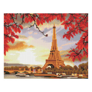 Алмазная мозаика Париж 30х40см холст
