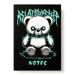 Записная книжка 96л А6 Мишка Токсик 14387