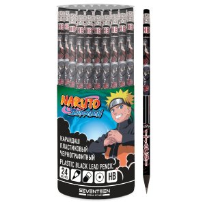 Карандаш ч/г HB Naruto пластик NTLB-US1-102PL-PVC24 184903