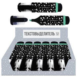 Текстовыделитель мятный Colorio 12шт COLB-US-12MH-B12-G
