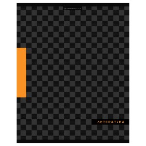 Тетрадь предм 48л Линия Шахматка Литература твин УФ лак 15558-EAC