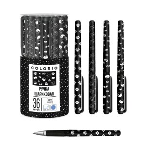 Ручка шариковая 0,5мм синяя СОФТ ТАЧ Круглый корпус COLB-US2-165-PVC36