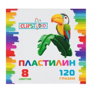 Пластилин  8цв 120г 239-048