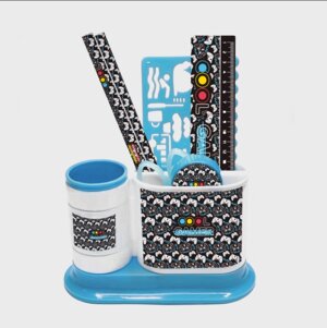 Органайзер канц 4 отд 7 предм ножн 2 кар точилка трафарет линейка подст Кул геймер Р 234-051