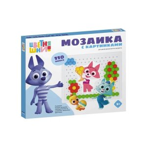 Мозаика Цветняшки 110 дет с картинками 