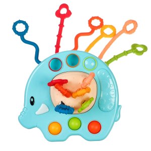 Сенсорная игрушка тянучка для малышей Слоник грызунок Монтессори 9599480