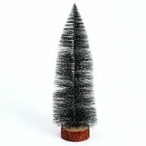 Новогодний декор Ёлочка зелёная  в снегу 8х8х40см 9643861