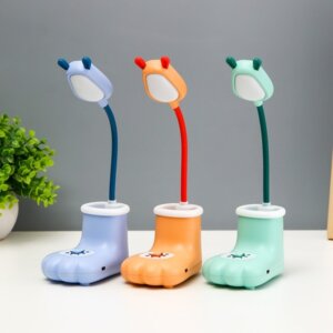Настольная лампа Лапка 14xLED 3Вт USB АКБ МИКС 10,5х6,5х26см  9337303