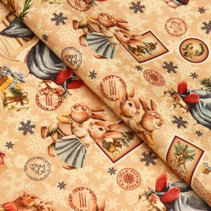 Бумага упаковочная крафт Уютное настроение 50x70см 7111414