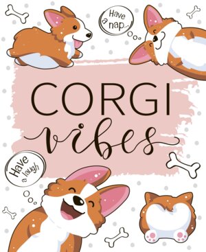 Блокнот позитивного настроения CORGI VIBES