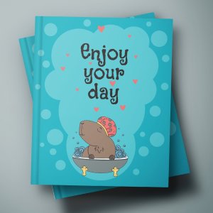 Блокнот позитивного настроения CAPYBARA MOOD