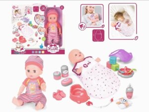 Пупс функциональный Моя кроха со звуком и аксессуарами 1002310