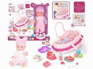 Пупс функциональный Моя кроха со звуком и аксессуарами 1002315