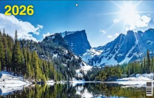Кал 2026 Кварт 3-х блоч настен Горный пейзаж 310*690 01-26020