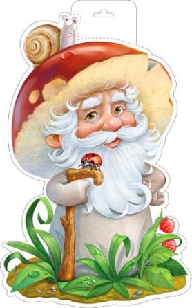 Плакат фигурный Гриб P34-359