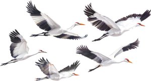 Оформительский набор Журавли MHP2-04