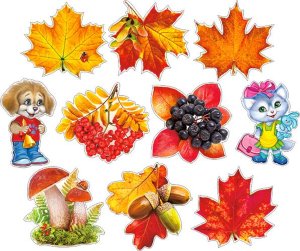 Оформительский набор Школьный осенний 10шт HP-40