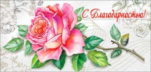 Конверт С Благодарностью 90-72-C