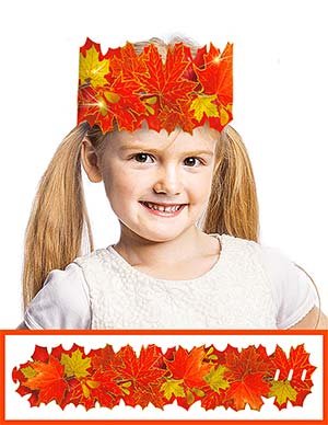 Венок из осенних листьев 408-01-M