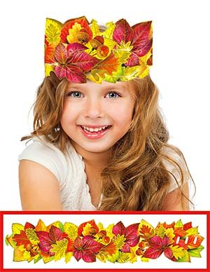 Венок из осенних листьев 408-02-M