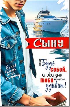 Открытка Сыну 23-1008