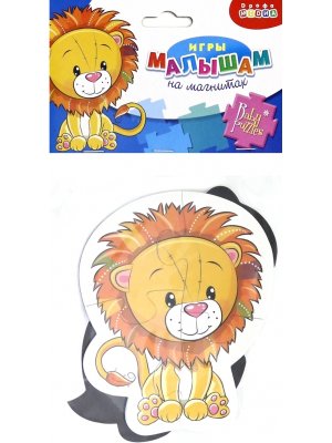 Мягкие пазлы на магнитах Львенок Черепашка