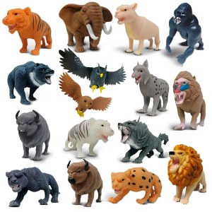 Фигурки тянучки животные ПОВЕЛИТЕЛИ ЛЕСА в асс