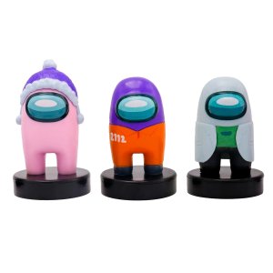 Набор фигурок штампиков Among Us 3 серия 3 шт в коробке с окном